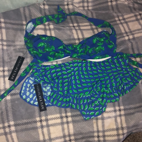 ☀️Bathing Suit with lobster 🦞 design - Picture 11 of 11